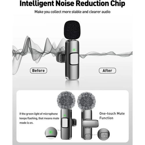 Mini Wireless Lavalier Microphone