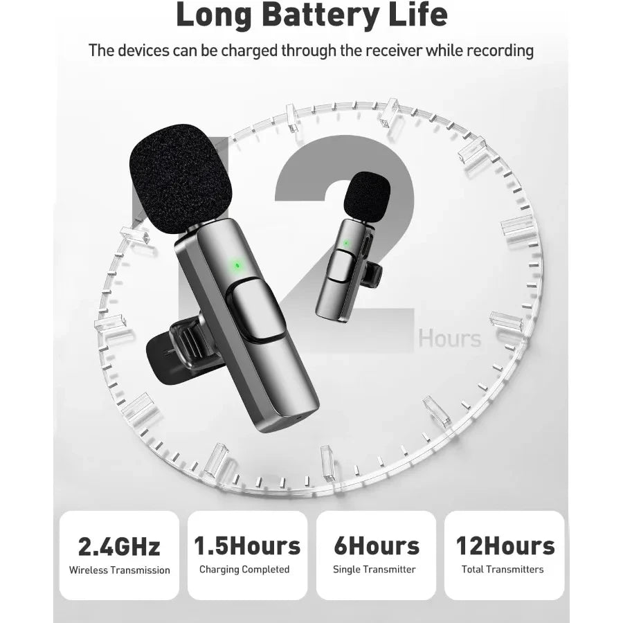 Mini Wireless Lavalier Microphone